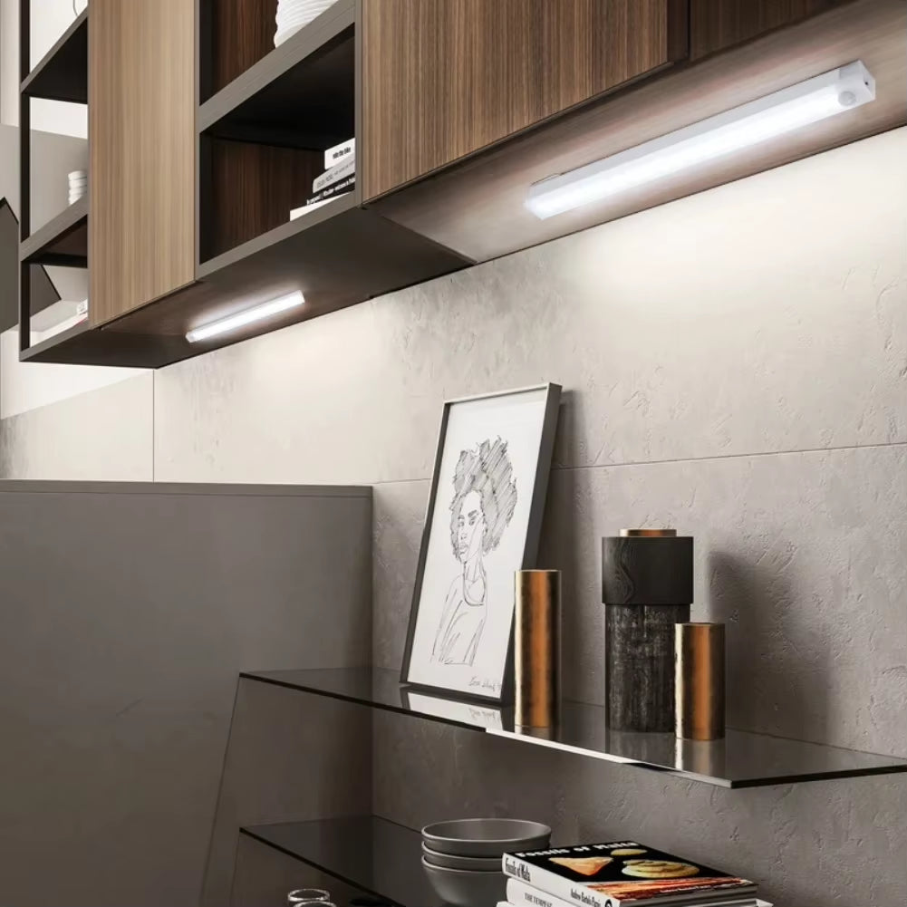Kitchen Usb Rechargeable Led Lamp LED Night Light with Motion Sensor Cupboard for Cabinets Home and Decoration Lights Wardrobe